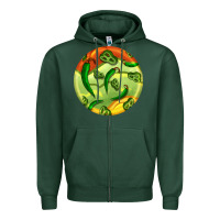 Sports Green hispanic heritage month round earrings 1 Zipper Hoodie - BundleAndBundleShop