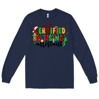 Navy certified nursing assistant Long Sleeve Tee - CowGirlArtShop