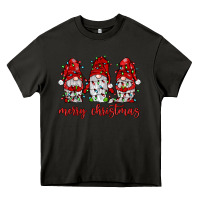 Asphalt merry christmas gnome with christmas lights Heavy Core Tee - JahusDesignShop