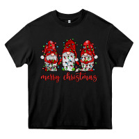 Black merry christmas gnome with christmas lights Heavy Core Tee - JahusDesignShop