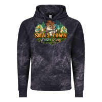 Cloud Black Small town Easter Day Vintage Hoodie - NancyCooperArtShop
