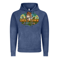 Vintage Denim Small town Easter Day Vintage Hoodie - NancyCooperArtShop
