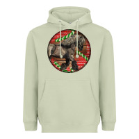 Matcha Belgian Horse Christmas Heavyweight Hoodie - LillyAllenDesigns