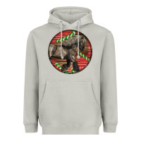 Moon Dust Belgian Horse Christmas Heavyweight Hoodie - LillyAllenDesigns