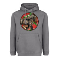 Storm Belgian Horse Christmas Heavyweight Hoodie - LillyAllenDesigns