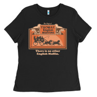 Black thomas' english muffins (clean  for darker shirts) Ladies Tee - tuanDangUi