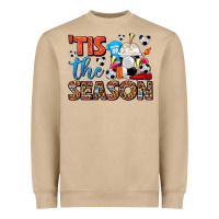 Tis The Season  Soccer  Frappe Coffee Heavyweight Sweatshirt | Teevron