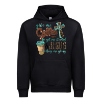 Black give me coffee to get me started & jesus to keep me going Urban Hoodie - BarkalooDesign