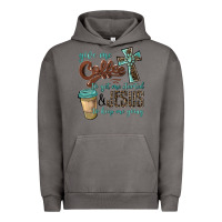 Pigment Tornado give me coffee to get me started & jesus to keep me going Urban Hoodie - BarkalooDesign