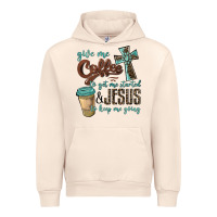Sandshell give me coffee to get me started & jesus to keep me going Urban Hoodie - BarkalooDesign