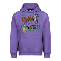 Tulip give me coffee to get me started & jesus to keep me going Urban Hoodie - BarkalooDesign
