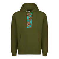 Army Green american football with leopard pen wraps Premium Hoodie - BundleAndBundleShop