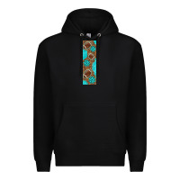 Black american football with leopard pen wraps Premium Hoodie - BundleAndBundleShop