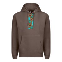 Coffee american football with leopard pen wraps Premium Hoodie - BundleAndBundleShop