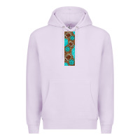 Lilac american football with leopard pen wraps Premium Hoodie - BundleAndBundleShop