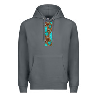 Rock american football with leopard pen wraps Premium Hoodie - BundleAndBundleShop