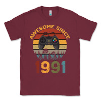 Burgundy Awesome Since 1991 Classic Tee - Bettercallsaul