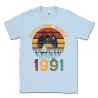 Dusty Blue Awesome Since 1991 Classic Tee - Bettercallsaul