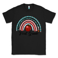 Black first grade rainbow Classic Tee - RanaPortraitStore