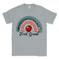 Heather Grey first grade rainbow Classic Tee - RanaPortraitStore