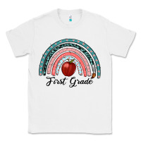 White first grade rainbow Classic Tee - RanaPortraitStore