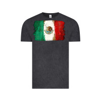 Vintage Black Mexican Flag Vintage Tee - texasbilliewilder