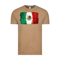 Vintage Coffee Mexican Flag Vintage Tee - texasbilliewilder