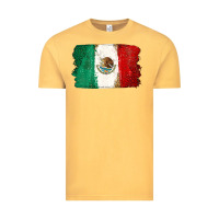 Vintage Mustard Mexican Flag Vintage Tee - texasbilliewilder