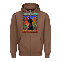 Chestnut long live cowgirls Zipper Hoodie - FaDigitalArtStudio