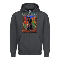 Smoke long live cowgirls Zipper Hoodie - FaDigitalArtStudio