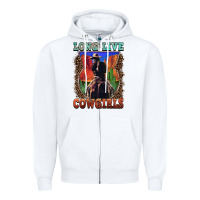 White long live cowgirls Zipper Hoodie - FaDigitalArtStudio