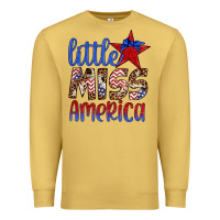 Antique Gold little miss america Premium Sweatshirt - Artiststas