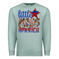 Seafoam little miss america Premium Sweatshirt - Artiststas