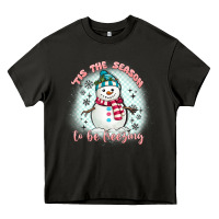 Asphalt 'tis the season to be freezing Heavy Core Tee - MaliasSmallBusiness