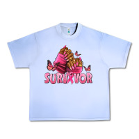 Grape Ice Breast Cancer survivor afro nails Urban Heavy Tee - NancyCooperArtShop