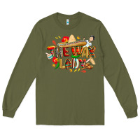 Army Green cinco de mayo the wax lady Long Sleeve Tee - CowGirlArtShop
