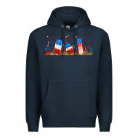 Navy fourth of july popsicle Premium Hoodie - RanaPortraitStore
