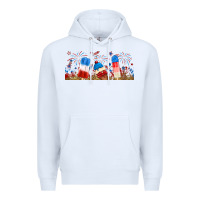White fourth of july popsicle Premium Hoodie - RanaPortraitStore