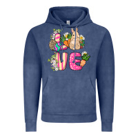 Vintage Denim Love Easter Vintage Hoodie - NancyCooperArtShop