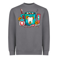Storm Dentist Coffee Heavyweight Sweatshirt - FaDigitalArtStudio