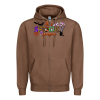 Chestnut it's spooky season Zipper Hoodie - BundleAndBundleShop
