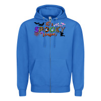 True Royal it's spooky season Zipper Hoodie - BundleAndBundleShop