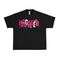 Black Fighter Breast Cancer Urban Heavy Tee - NancyCooperArtShop
