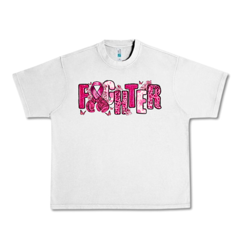 Fighter Breast Cancer Urban Heavy Tee by NancyCooperArtShop | Teevron