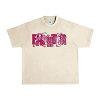 Sandshell Fighter Breast Cancer Urban Heavy Tee - NancyCooperArtShop