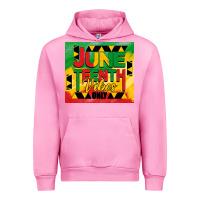 Fuchsia Pink juneteenth vibes only tumbler Urban Hoodie - BarkalooDesign