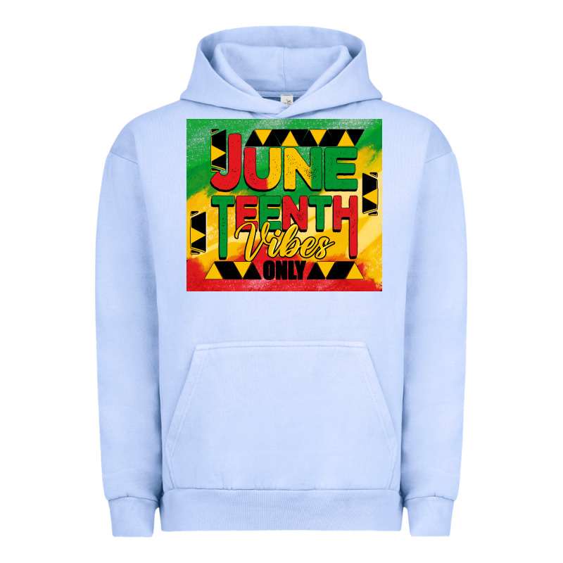 Juneteenth Vibes Only Tumbler Urban Hoodie by BarkalooDesign | Teevron