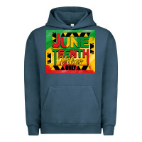 Pigment Midnight Navy juneteenth vibes only tumbler Urban Hoodie - BarkalooDesign