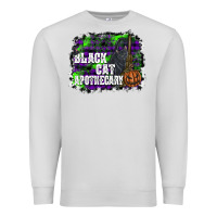 Dove Grey black cat apothecary Premium Sweatshirt - SublimationCraftShop