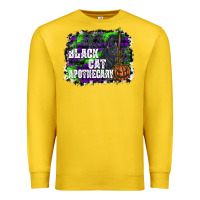 Lemon black cat apothecary Premium Sweatshirt - SublimationCraftShop